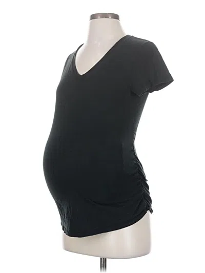 Pre-owned Isabel Maternity Short Sleeve T-shirt In Black