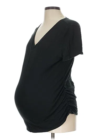Pre-owned Isabel Maternity Short Sleeve T-shirt In Black