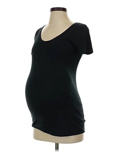 Pre-owned Isabel Maternity Short Sleeve T-shirt In Black