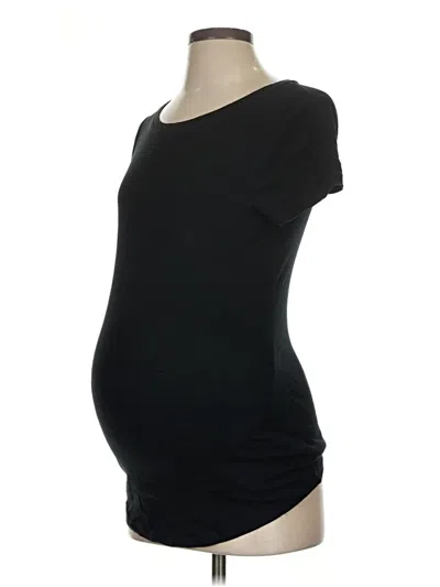 Pre-owned Isabel Maternity Short Sleeve T-shirt In Black