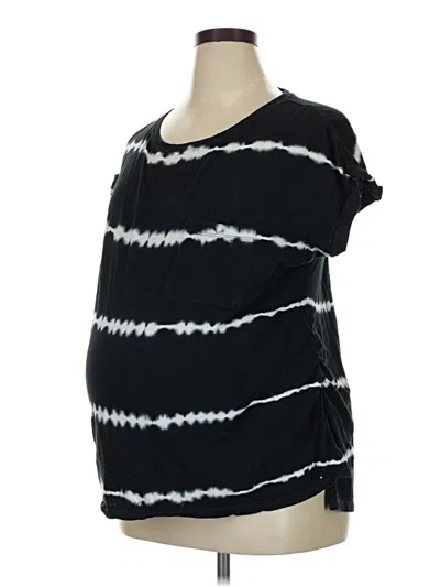 Pre-owned Isabel Maternity Short Sleeve T-shirt In Black