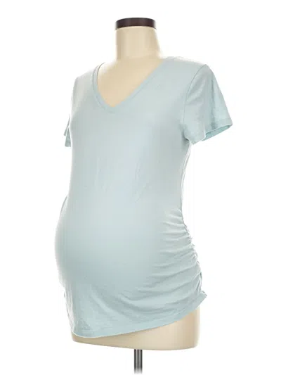 Pre-owned Isabel Maternity Short Sleeve T-shirt In Blue