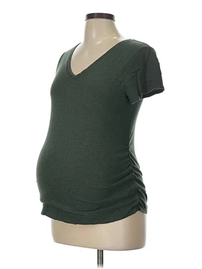 Pre-owned Isabel Maternity Short Sleeve T-shirt In Green