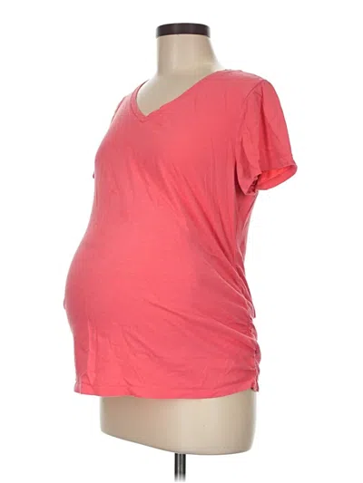 Pre-owned Isabel Maternity Short Sleeve T-shirt In Red
