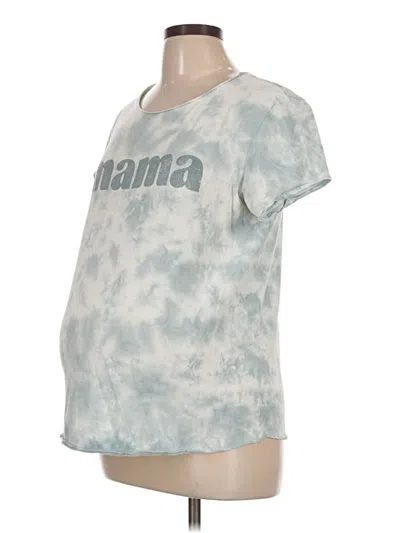 Pre-owned Isabel Maternity Short Sleeve T-shirt In Teal