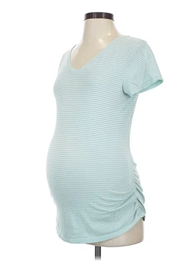 Pre-owned Isabel Maternity Short Sleeve T-shirt In Teal