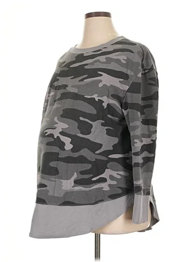 Pre-owned Isabel Maternity Sweatshirt In Gray