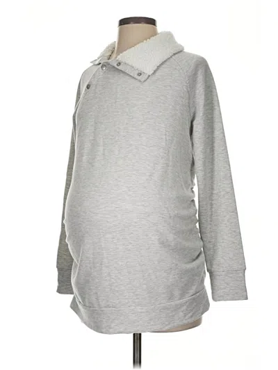 Pre-owned Isabel Maternity Sweatshirt In Gray