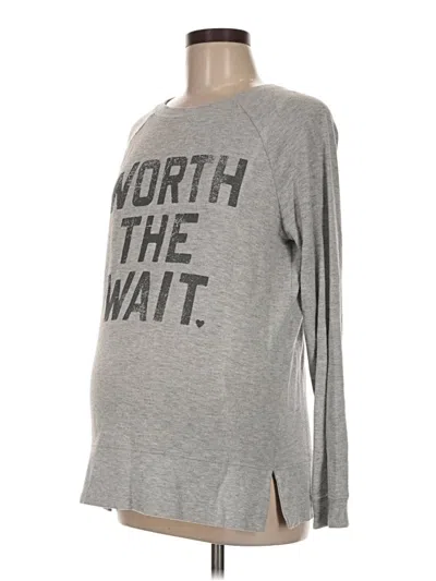 Pre-owned Isabel Maternity Sweatshirt In Gray
