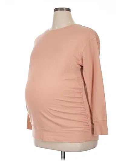 Pre-owned Isabel Maternity Sweatshirt In Tan