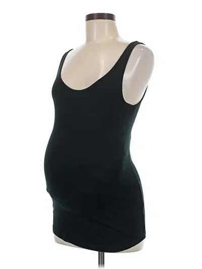 Pre-owned Isabel Maternity Tank Top Black Strapless Neckline Tops