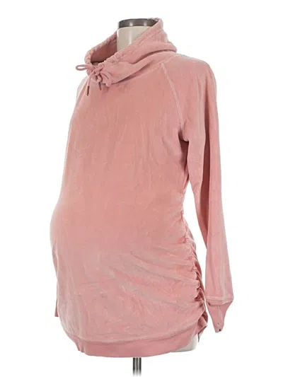 Pre-owned Isabel Maternity Turtleneck Sweater In Pink