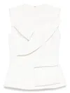 Isabel Sanchis Delila Top In White