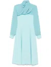 Isabel Sanchis Draped Maxi Dress