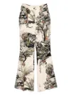 Isabel Sanchis Landscape Print Cargo Pants In Multi