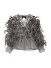 Isabel Sanchis Long-sleeved Shirt In Gray