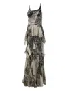 Isabel Sanchis Sleeveless Mako Evening Dress