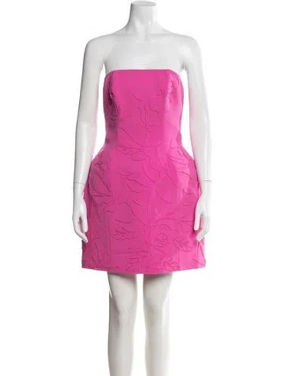 Pre-owned Isabel Sanchis Silk Mini Dress In Pink