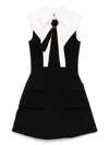 Isabel Sanchis Suleiman Mini Dress In Black