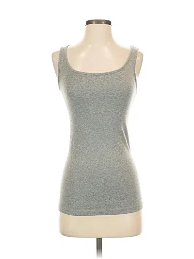 Pre-owned Isabel Tank Top Gray Strapless Neckline Tops