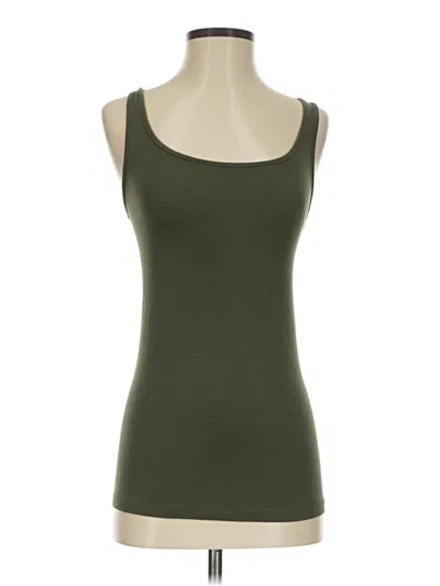 Pre-owned Isabel Tank Top Green Strapless Neckline Tops