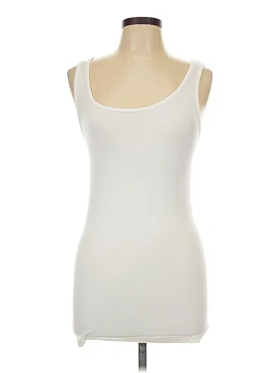 Pre-owned Isabel Tank Top Ivory Strapless Neckline Tops