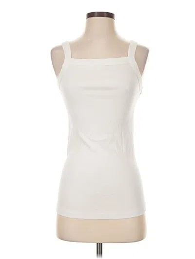 Pre-owned Isabel Tank Top Ivory Strapless Neckline Tops