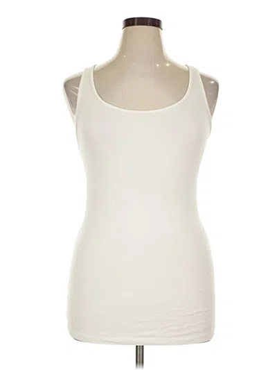 Pre-owned Isabel Tank Top Ivory Strapless Neckline Tops