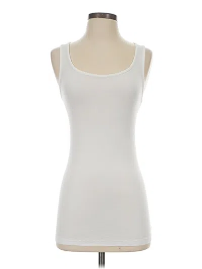 Pre-owned Isabel Tank Top Ivory Strapless Neckline Tops In White