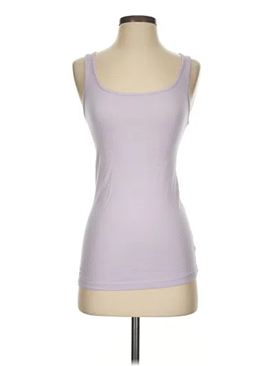 Pre-owned Isabel Tank Top Purple Strapless Neckline Tops