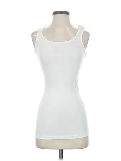 Pre-owned Isabel Tank Top White Strapless Neckline Tops