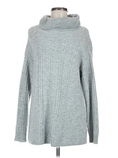Pre-owned Isabel Turtleneck Sweater In Gray