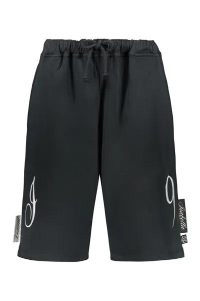 Isabella 1985 Cotton Bermuda Shorts In Gray