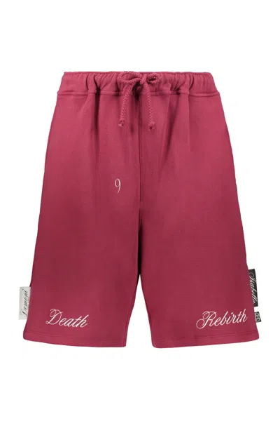 Isabella 1985 Cotton Bermuda Shorts In Pink