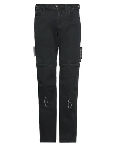 Isabella 1985 Man Pants Charcoal Size L Cotton, Elastane In Grey