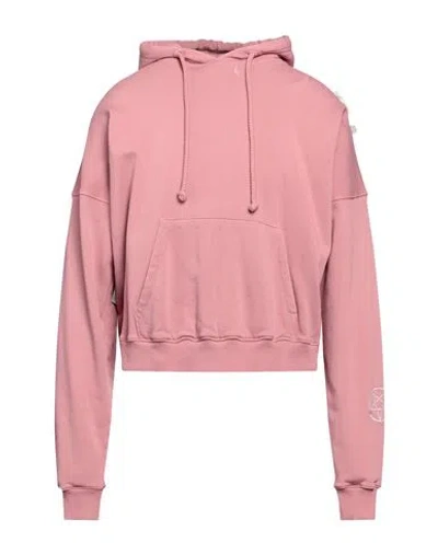 Isabella 1985 Man Sweatshirt Pastel Pink Size Xl Cotton