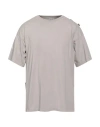 Isabella 1985 Woman T-shirt Light Grey Size L Cotton, Elastane In Grey