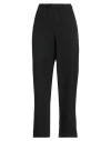Isabella Clementini Woman Pants Black Size 8 Polyester, Virgin Wool