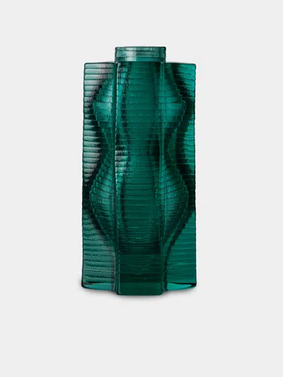 Isabella Kullmann No. 8 Hand-blown Glass Vase In Green