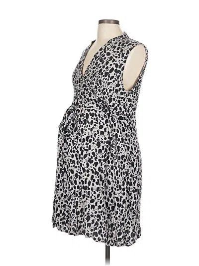 Pre-owned Isabella Oliver Casual Dress In Gray