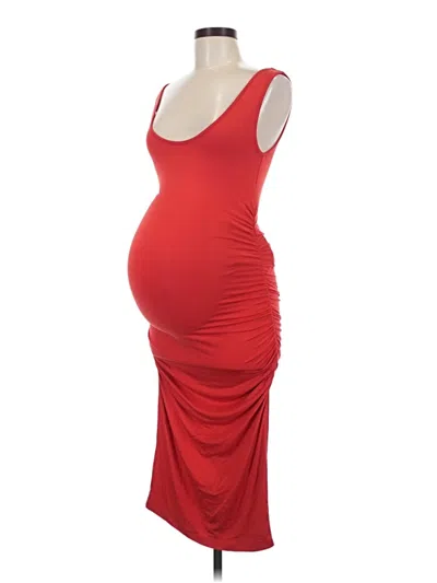 Pre-owned Isabella Oliver Cocktail Dress In Red