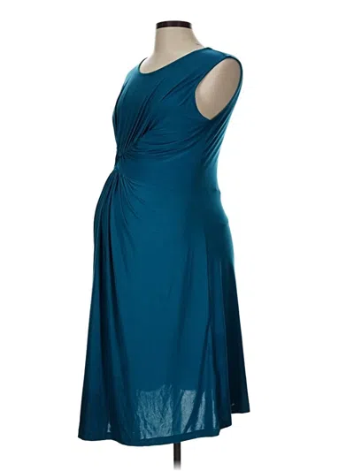 Pre-owned Isabella Oliver Cocktail Dress In Teal