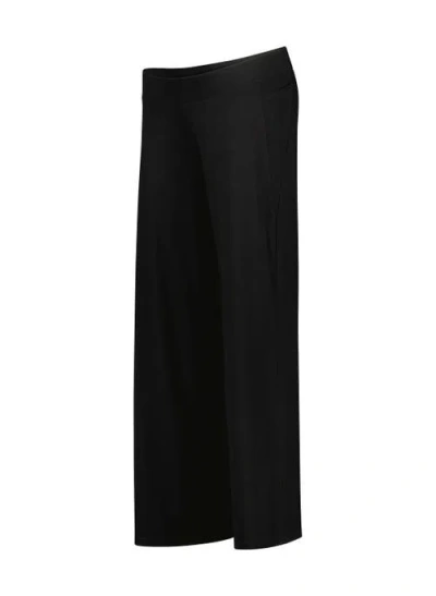 Isabella Oliver Sia Maternity Wide-leg Leggings In Black