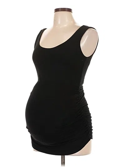 Pre-owned Isabella Oliver Tank Top Black Strapless Neckline Tops