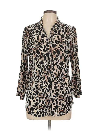 Pre-owned Isabella Rodriguez 3/4 Sleeve Blouse In Brown