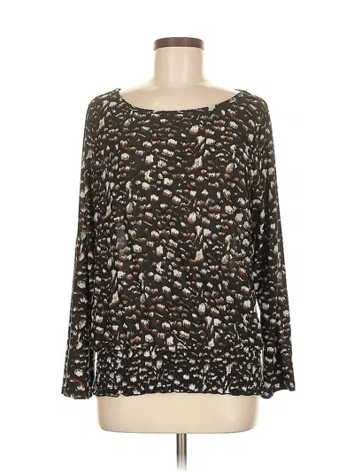 Pre-owned Isabella Rodriguez Long Sleeve Blouse In Brown