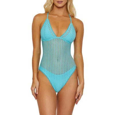 Isabella Rose Catalina One-piece Swimsuit In Aquamarine