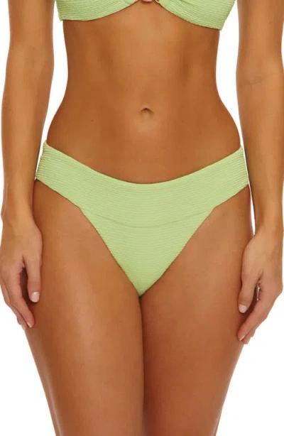 Isabella Rose Isola Bella Maui Banded Bikini Bottoms In Green