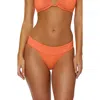 Isabella Rose Maza Maui Banded Swim Bottoms In Poppy