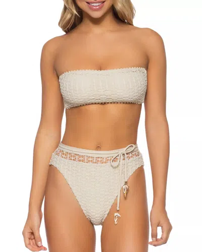 Isabella Rose Milan Bondi Bikini Bottom In Beige In Neutral